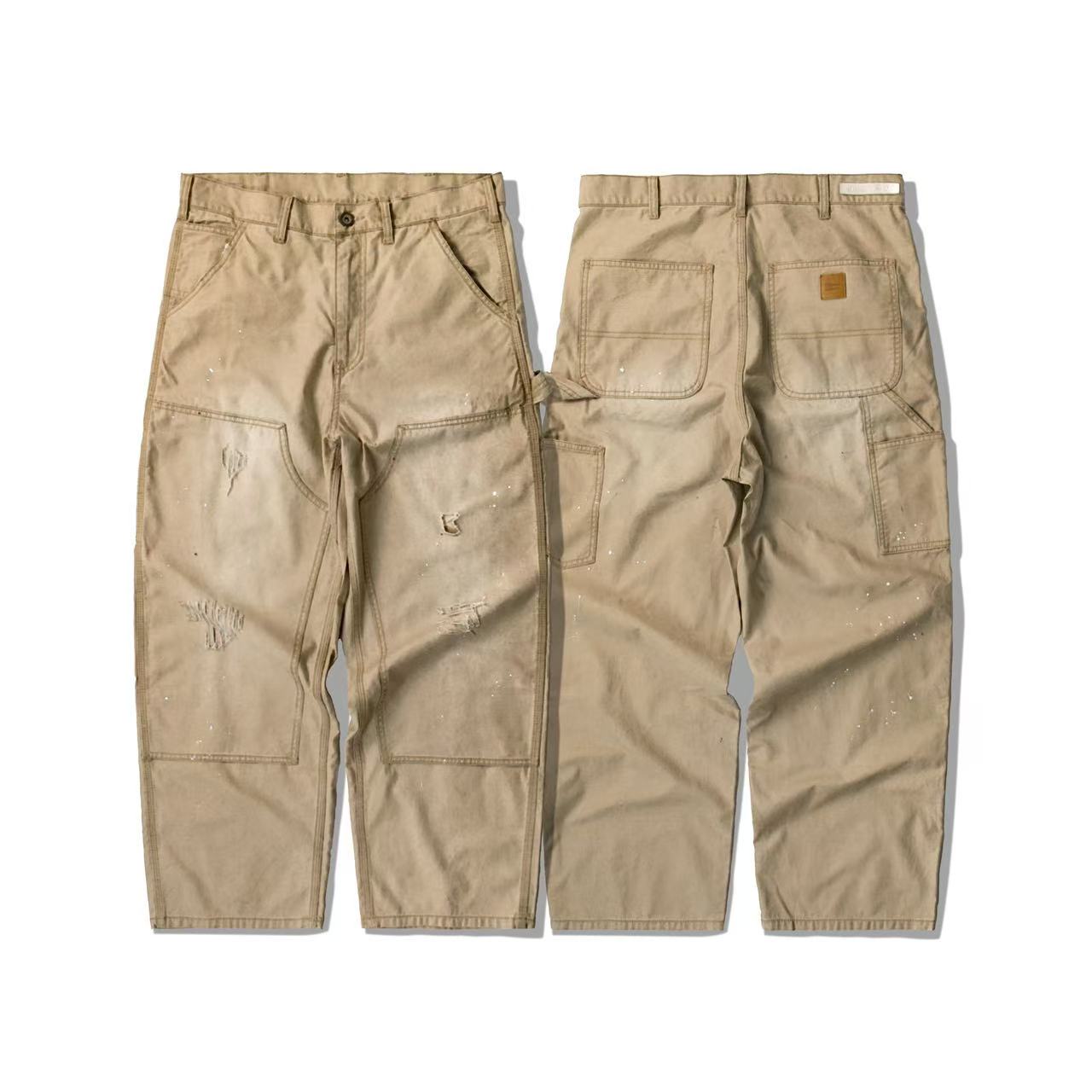 ORDINARY DISTRESSED PAINT SPLATTER PANTS