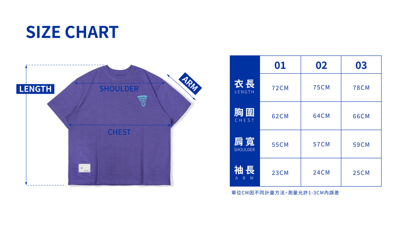 ORDINARY 美式披薩衝浪Tee