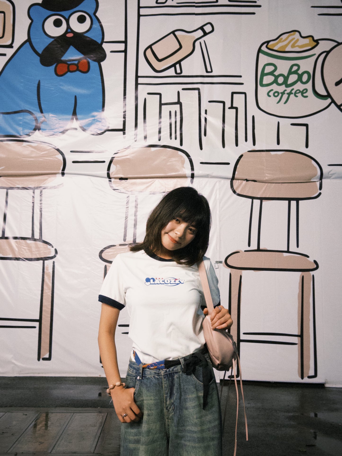 LACOZZY Y2K Logo Tee