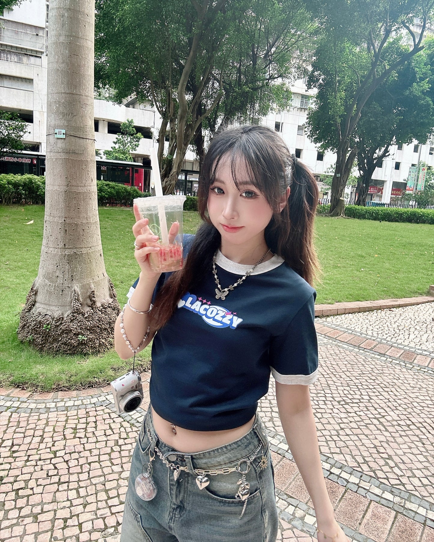 LACOZZY Y2K Logo Tee