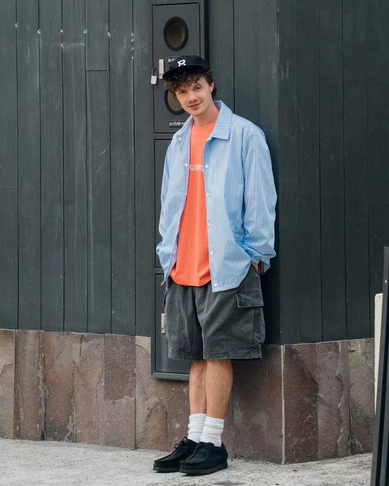 ORDINARY WASHED UTILITY CARGO SHORTS