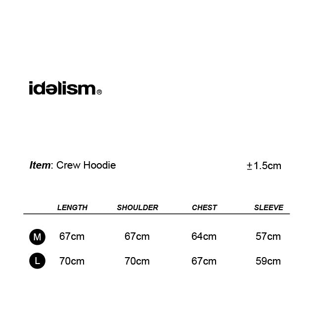 IDE Crew Hoodie/拼接衛衣
