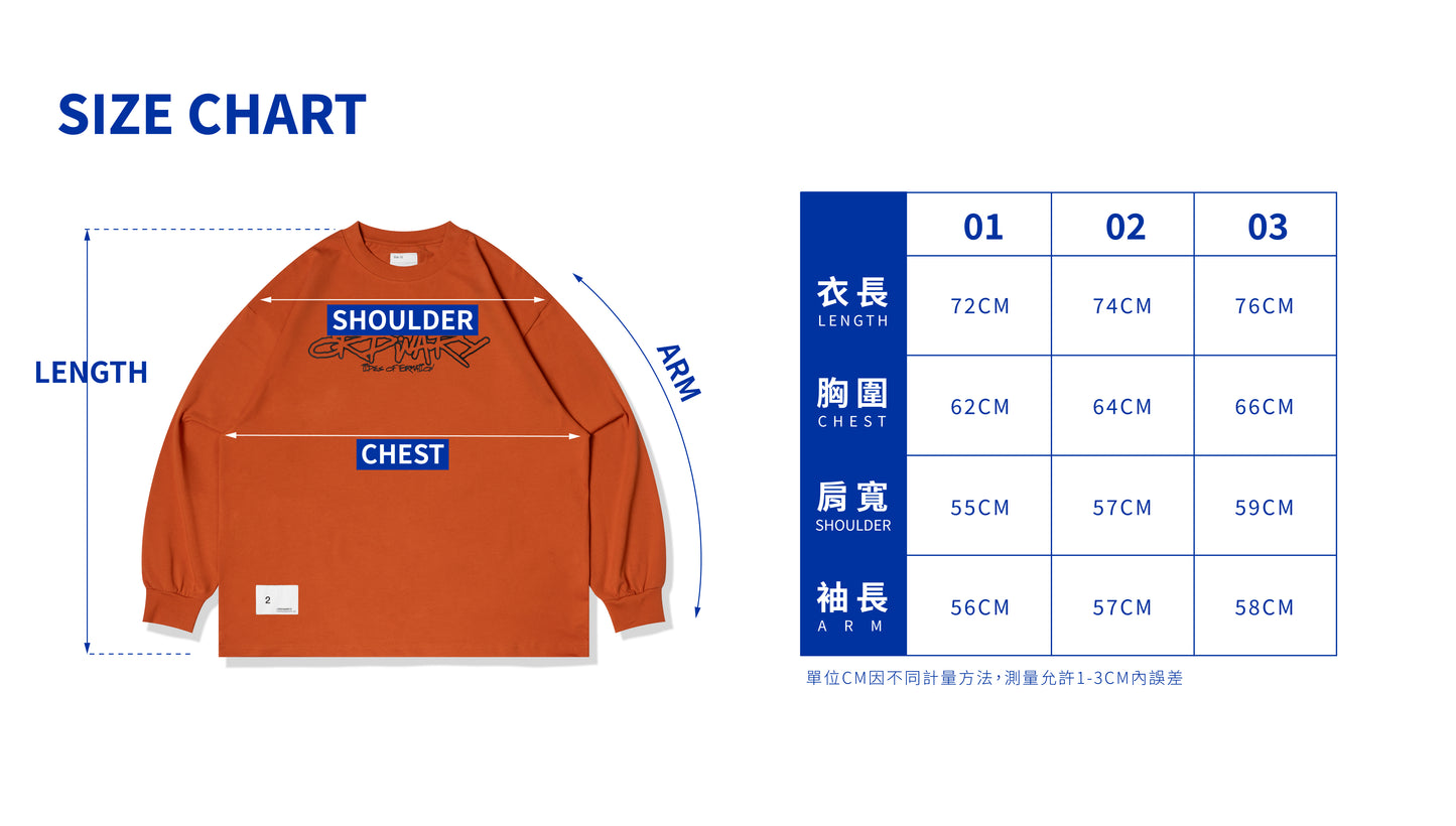 ORDINARY 鯨魚照片塗鴉長Tee