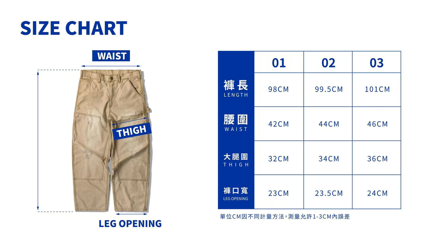 ORDINARY DISTRESSED PAINT SPLATTER PANTS