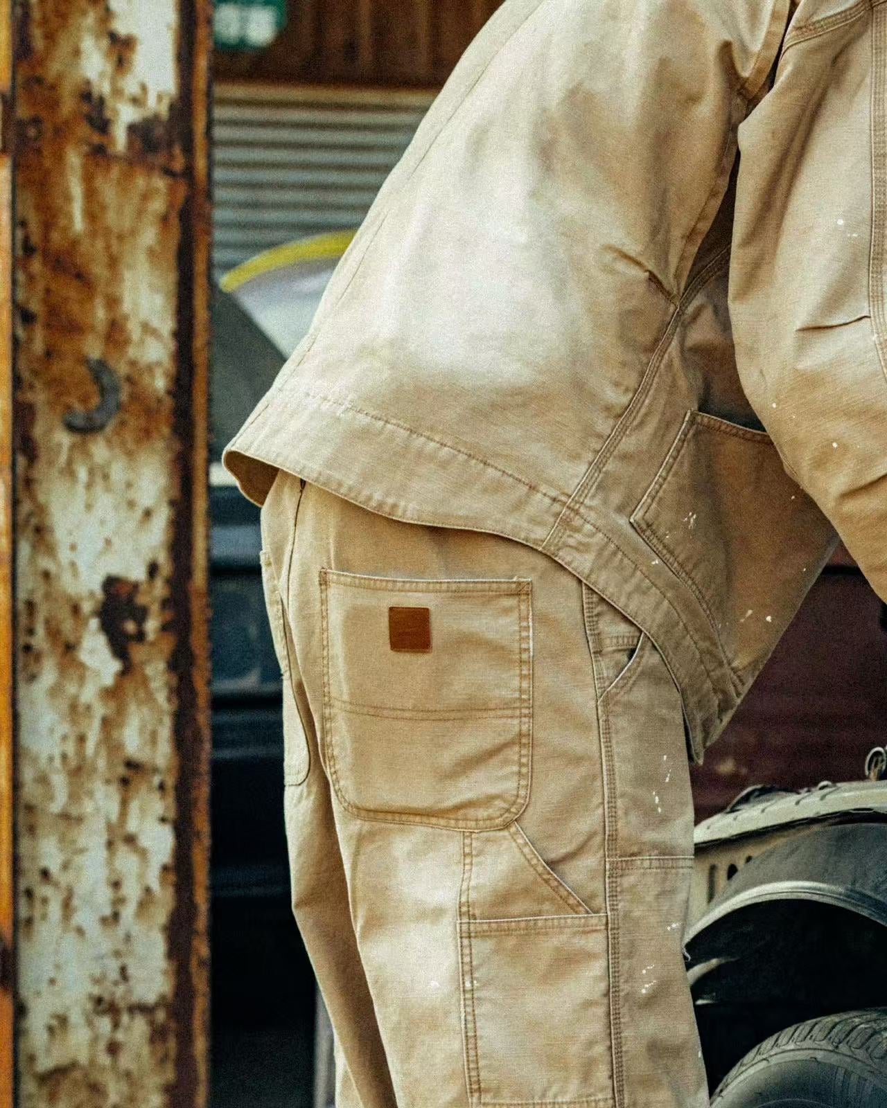 ORDINARY DISTRESSED PAINT SPLATTER PANTS