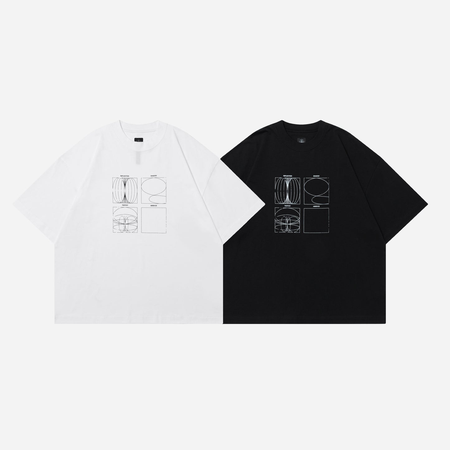 Shadow by UNBENT Geometric printed T-shirt