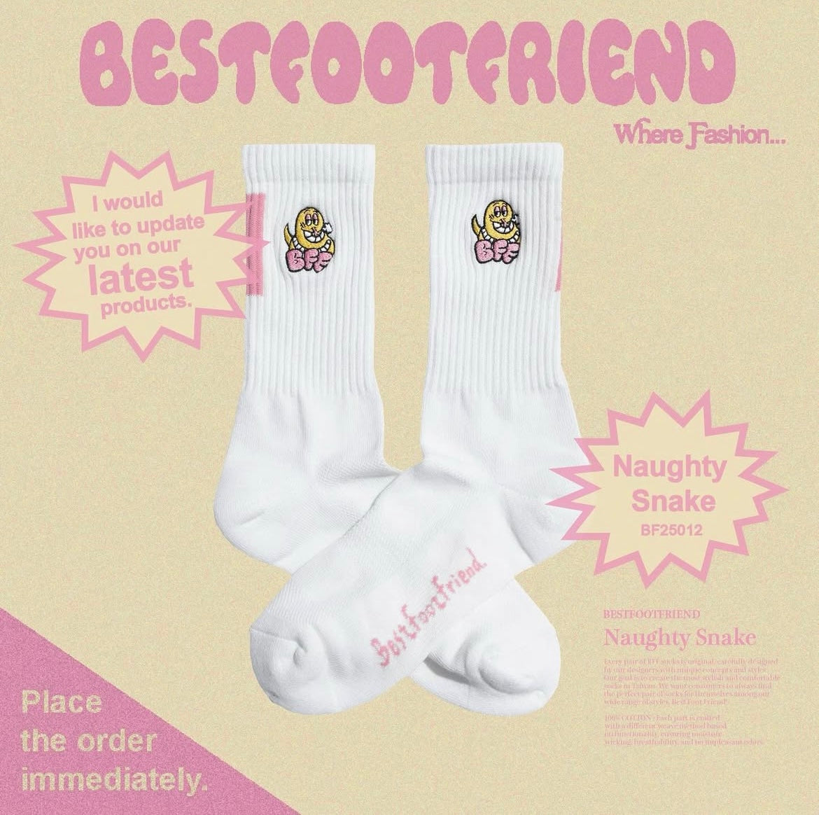 BFF naughty snake襪仔