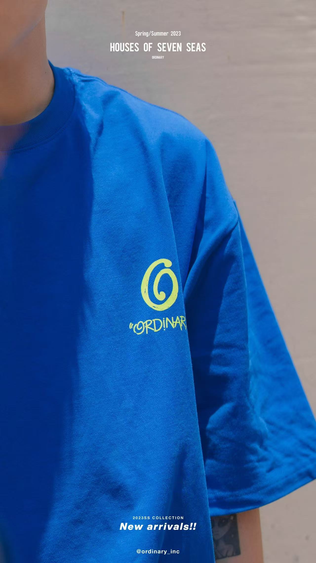 ORDINARY 手繪美式主題短TEE 2.0