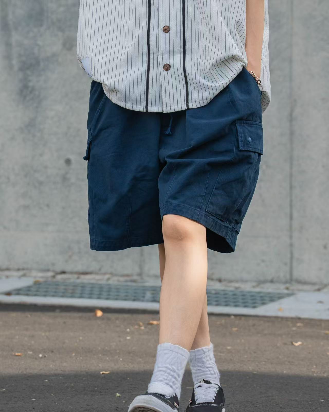 ORDINARY WASHED UTILITY CARGO SHORTS