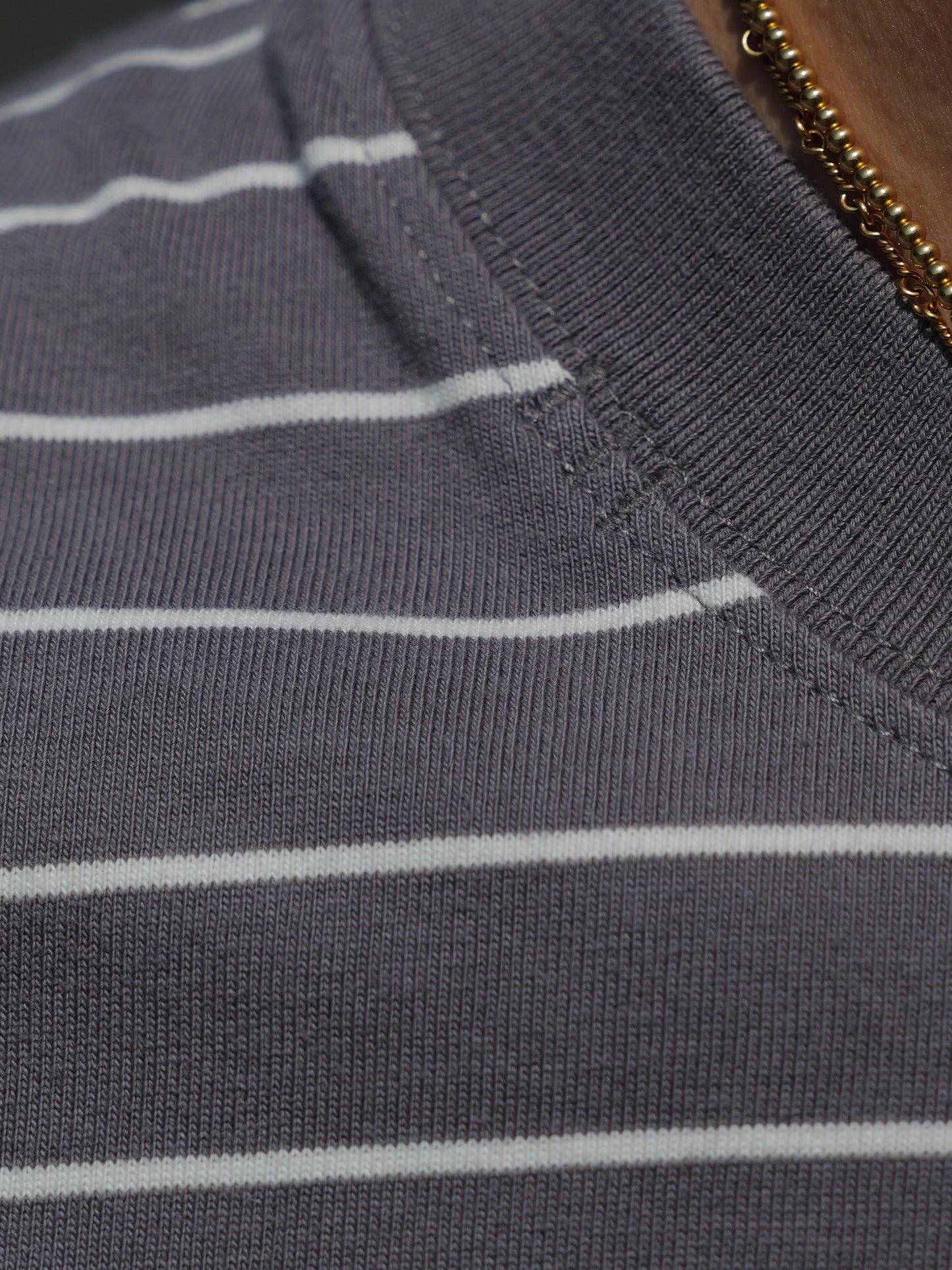 UNBENT 25SS 間條短Tee