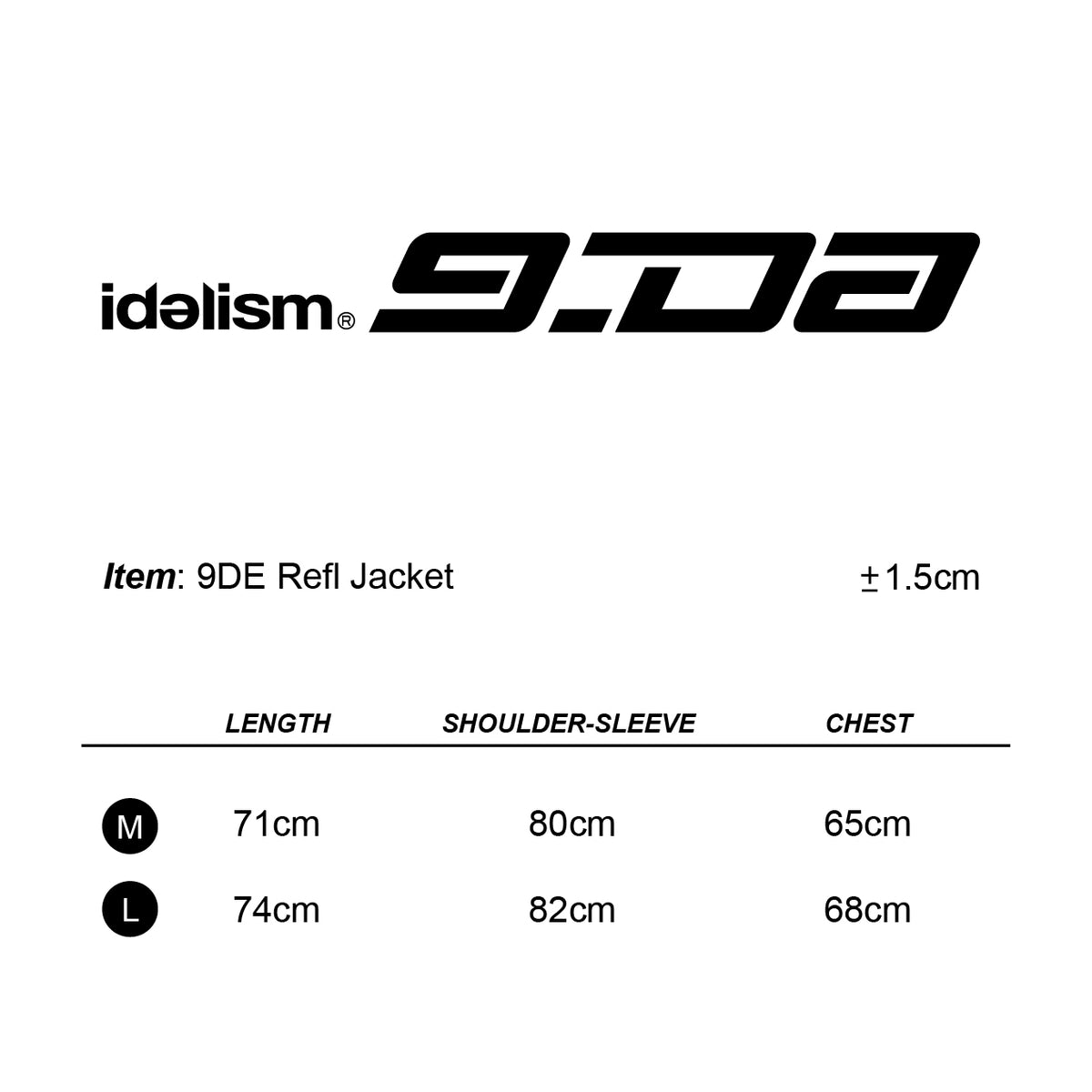 9DE Refl Jacket/風衣外套