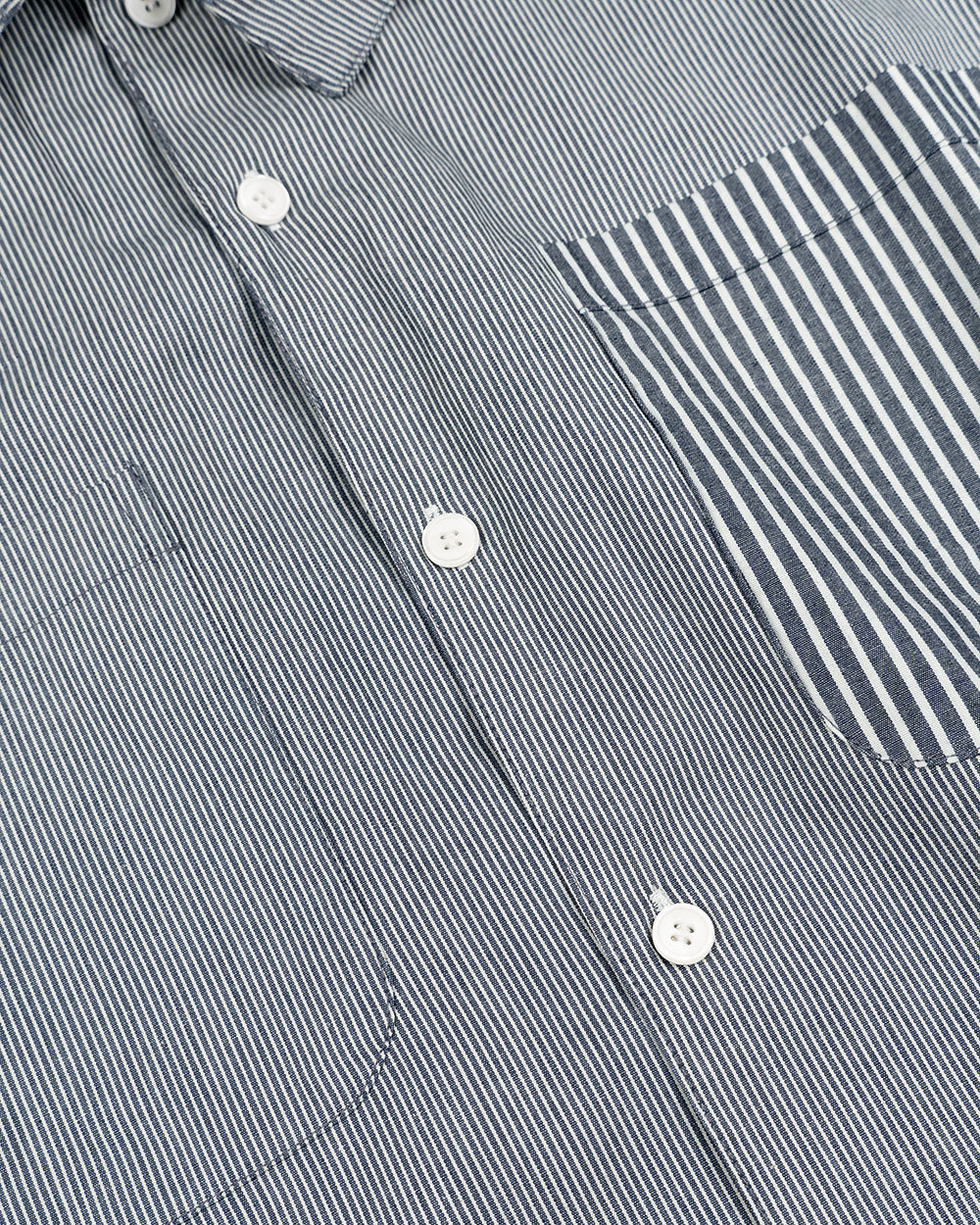 IDE Patchwork Shirt條紋襯衫
