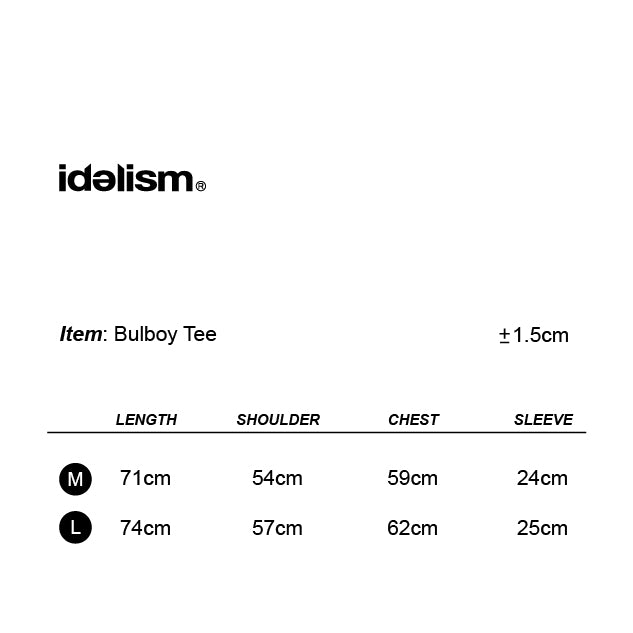 IDE Bulboy Tee/燈泡大頭Tee