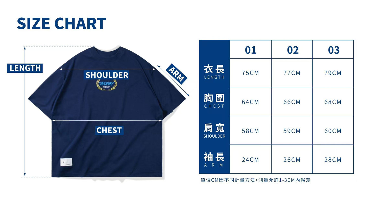 ORDINARY 美式月桂冠發泡TEE