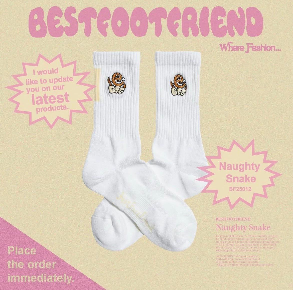 BFF naughty snake襪仔