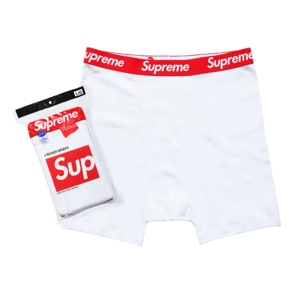 Supreme®/Hanes® Boxer Briefs (4 Pack)