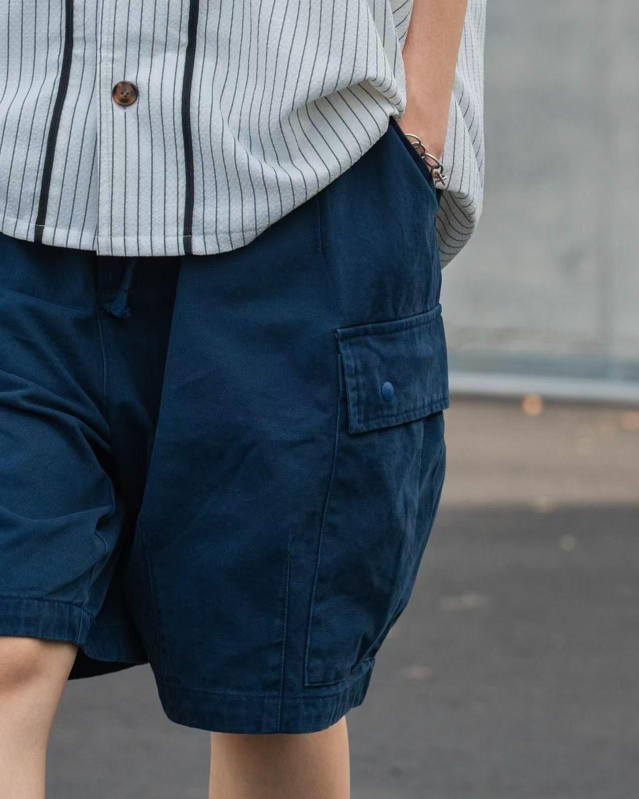 ORDINARY WASHED UTILITY CARGO SHORTS