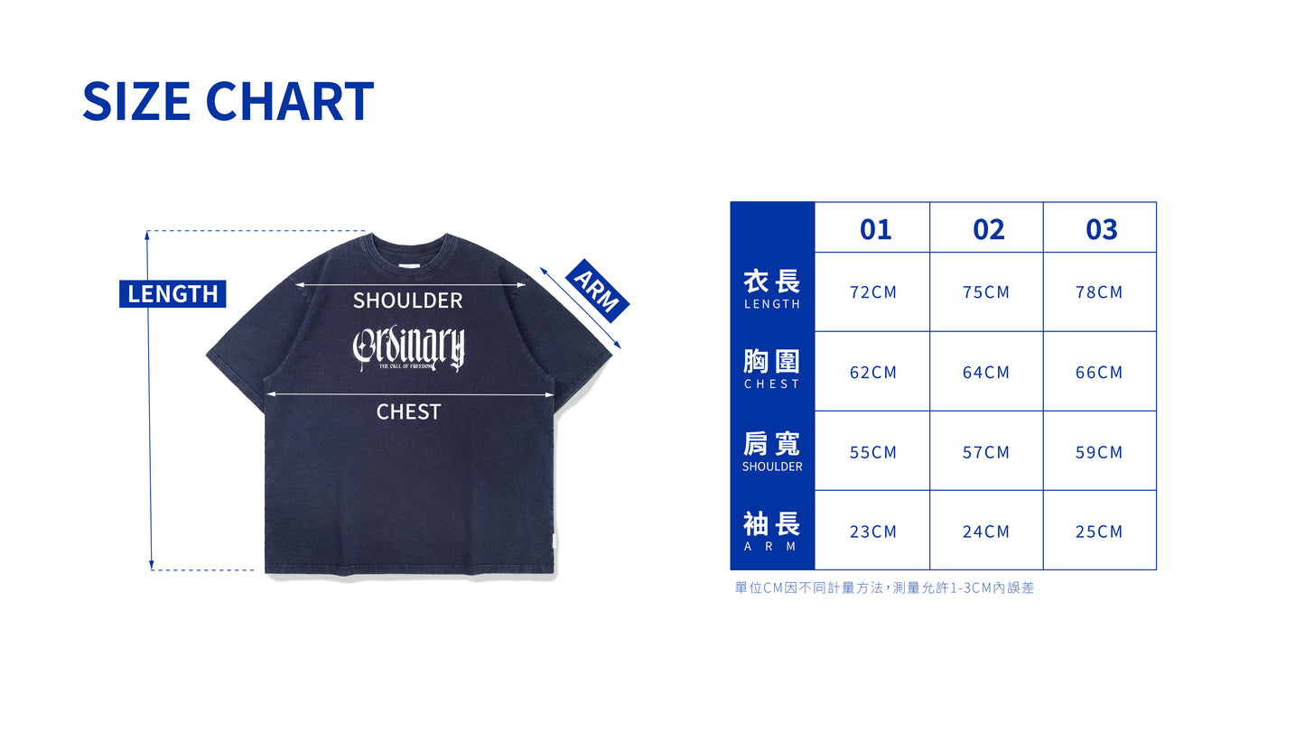 ORDINARY 浪漫主義短Tee