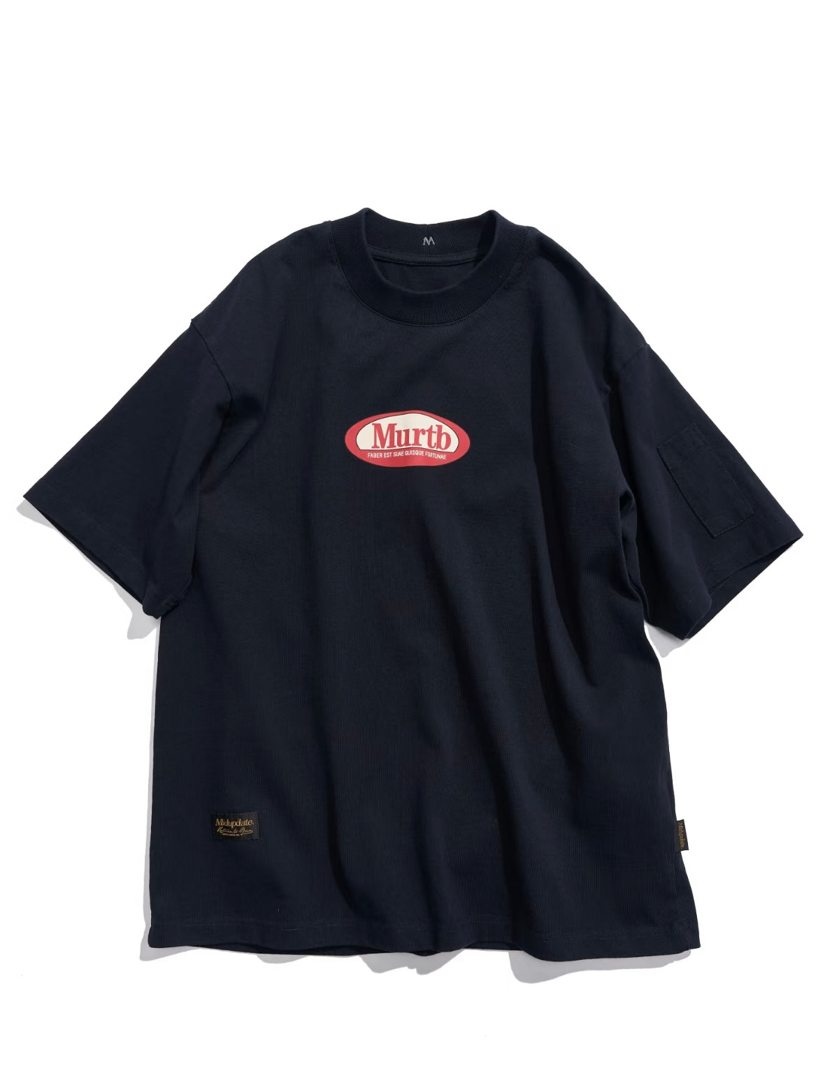 MUD 撞色logo短Tee