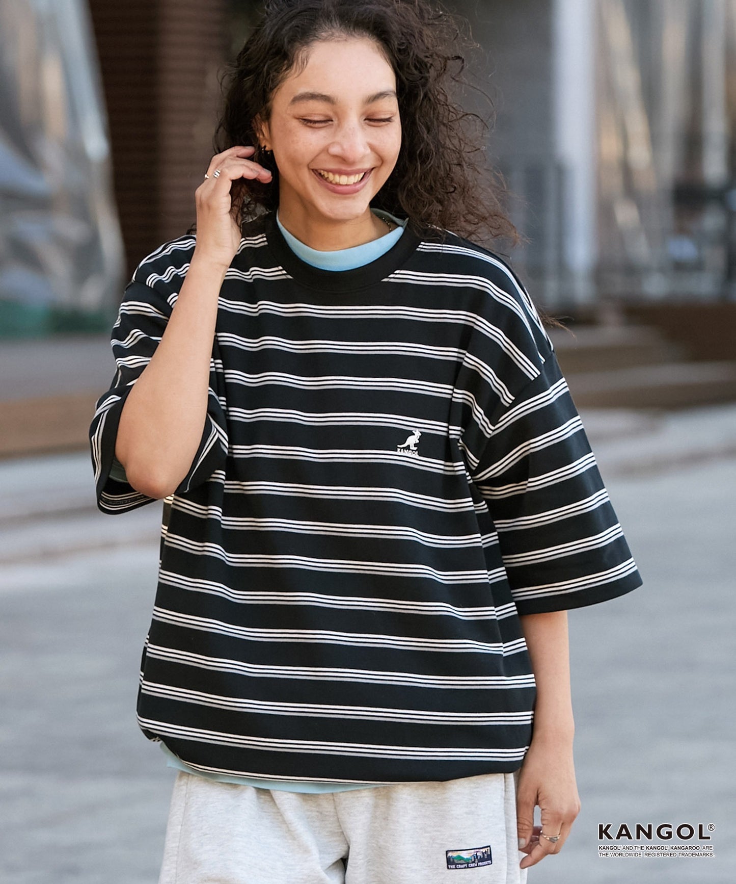 日版KANGOL Logo Tee