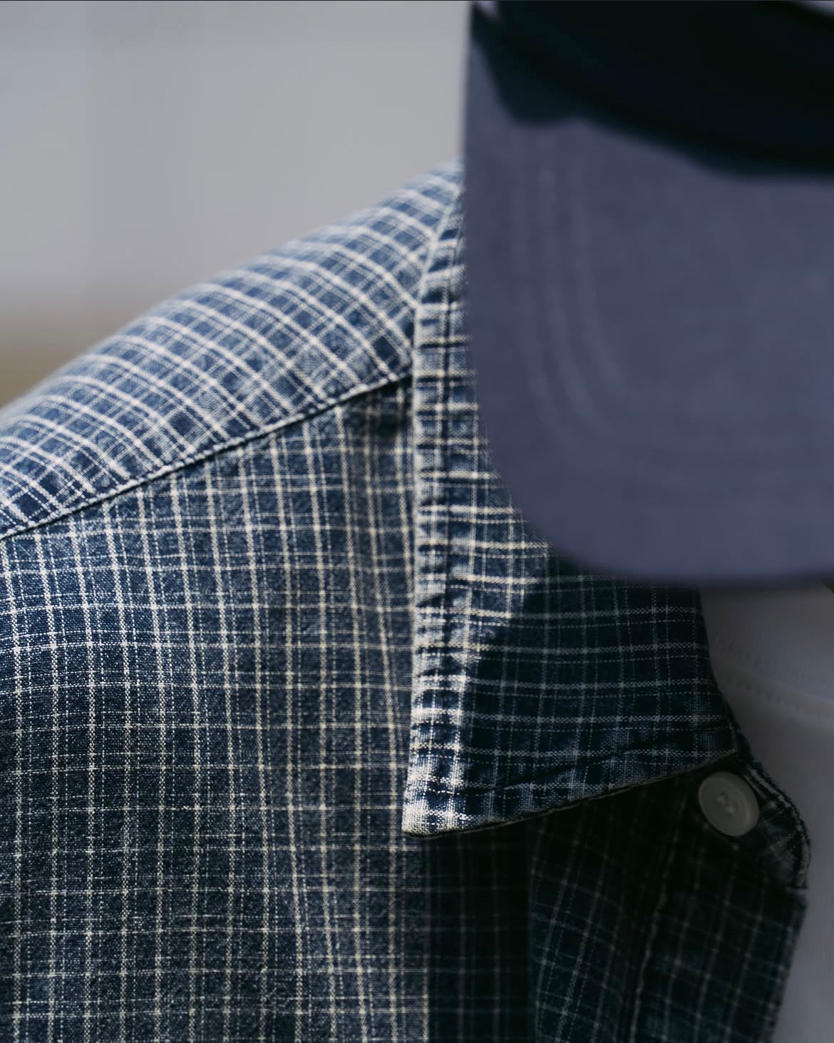 IDE Vintage Shirt/水洗格紋短襯