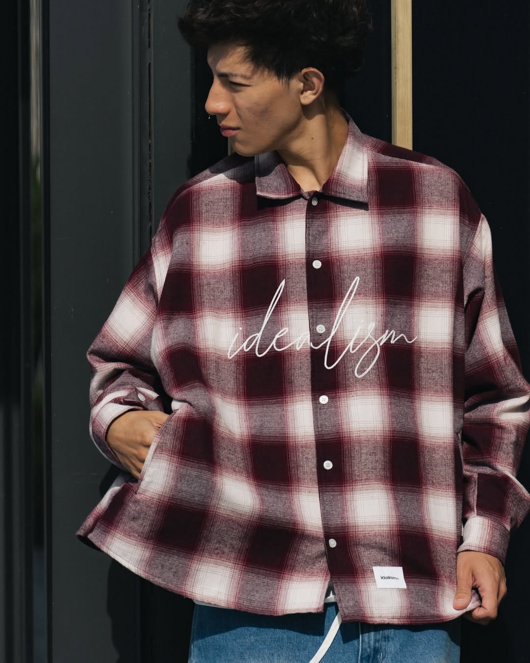 IDE Check L-Shirt/格紋長襯衫