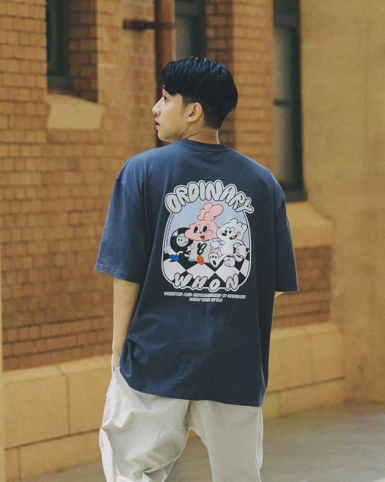 ORDINARY X WHONWHON CHARACTER TEE