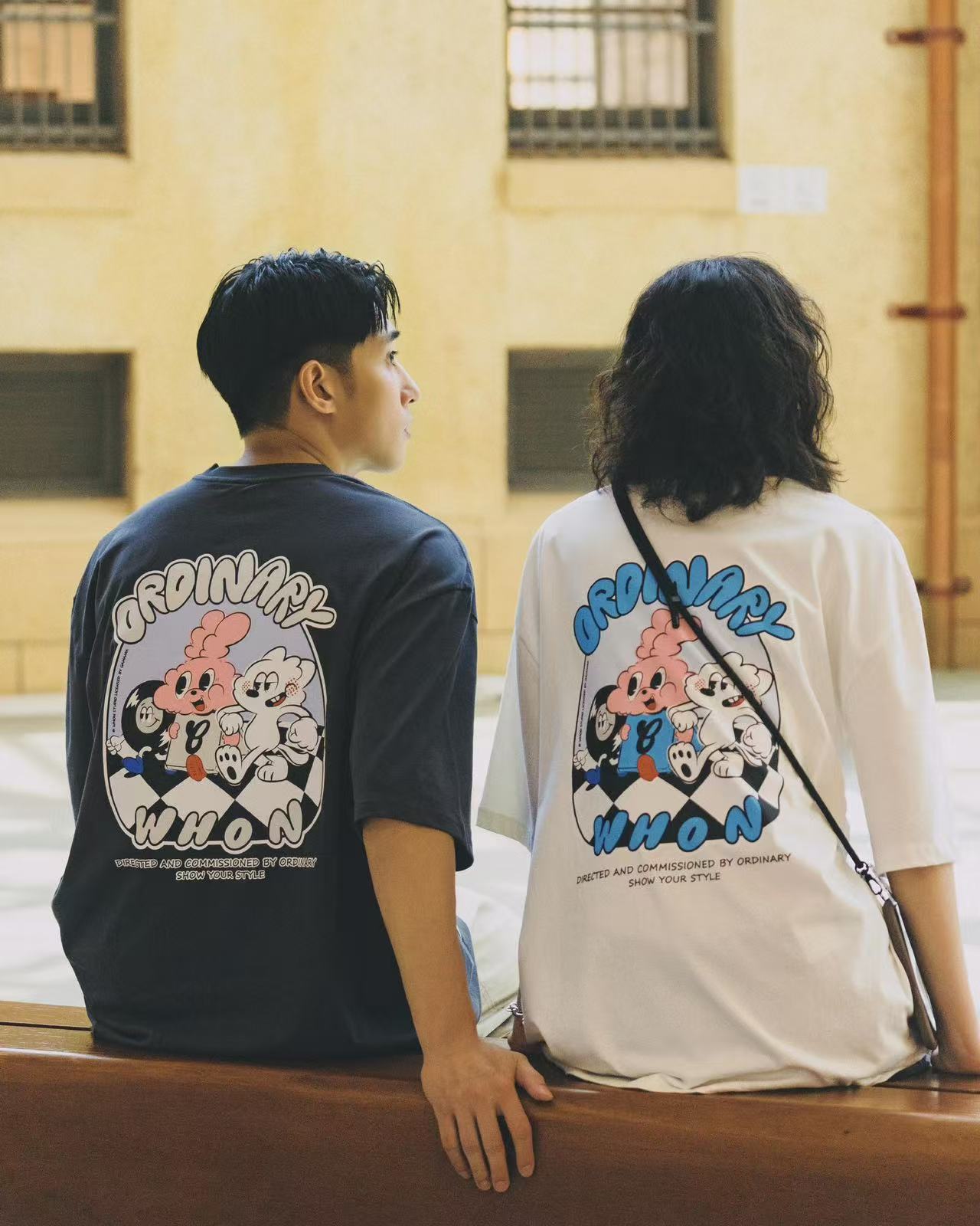 ORDINARY X WHONWHON CHARACTER TEE