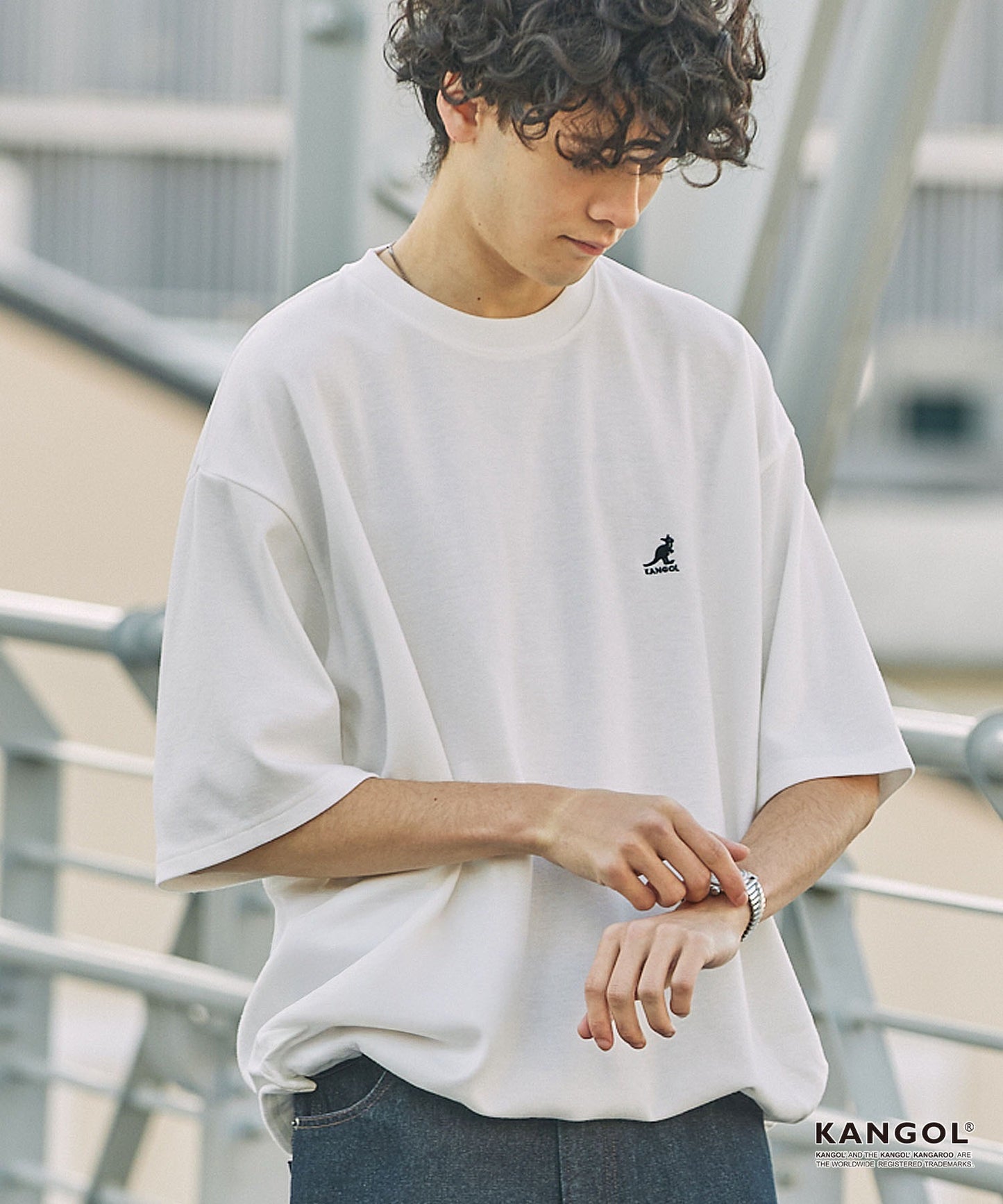 日版KANGOL Logo Tee