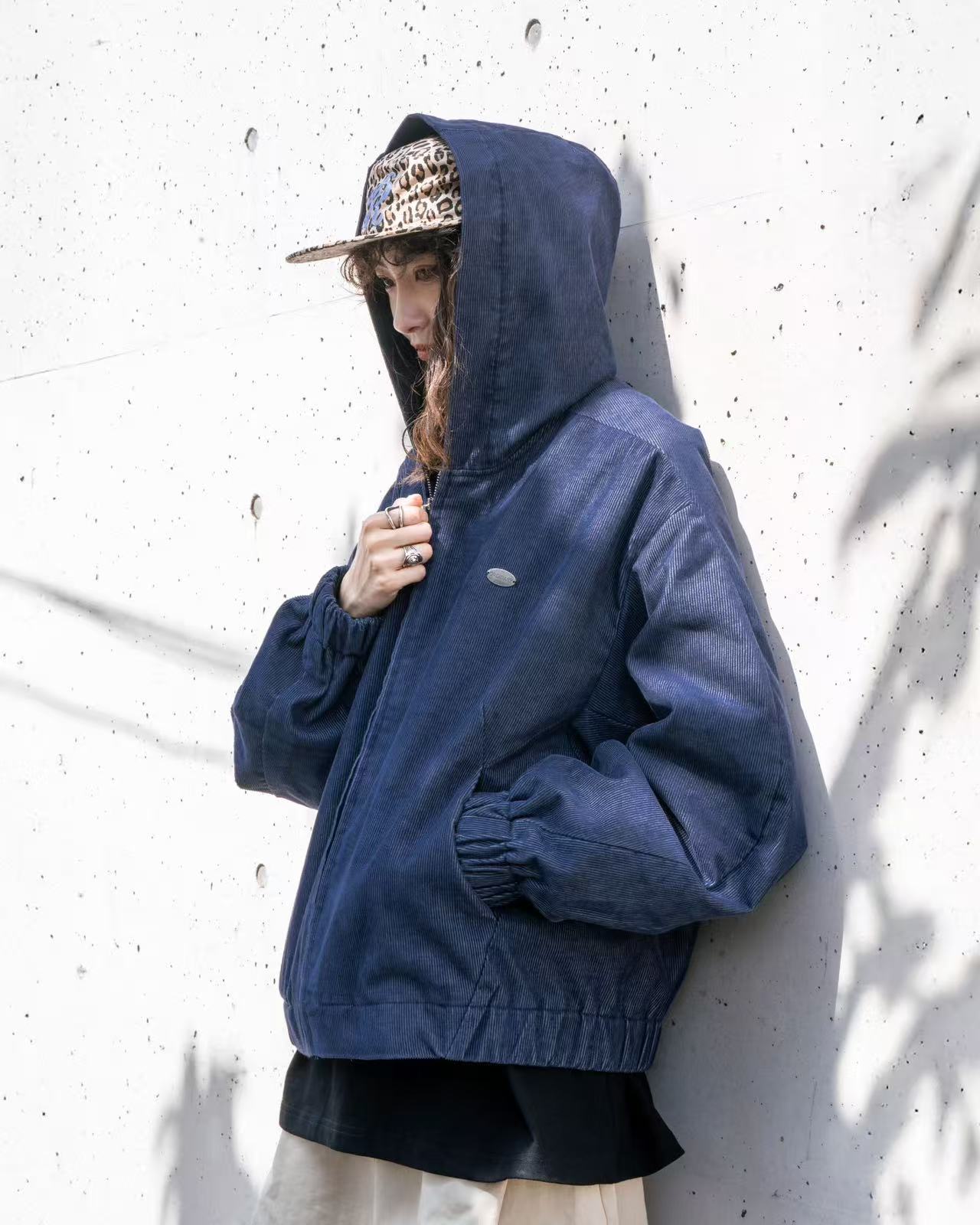 ORDINARY 水洗燈芯絨連帽外套