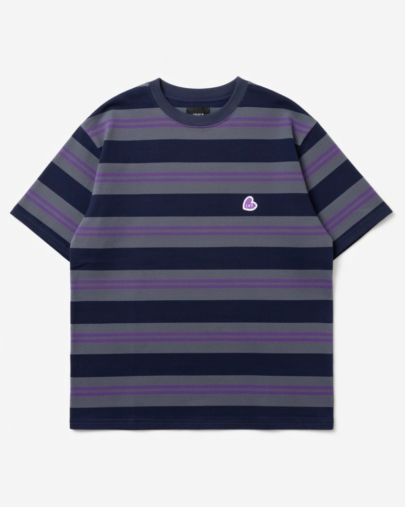 LACOZZY Heart Patch Stripe Tee 💕