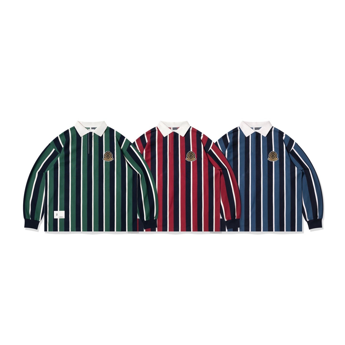 ORDINARY 復古學院條紋POLO衫