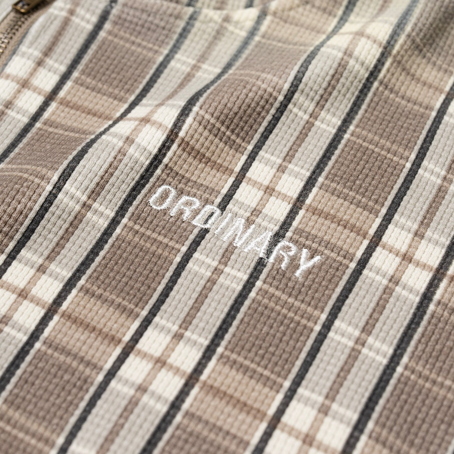 ORDINARY 水洗華夫格連帽外套