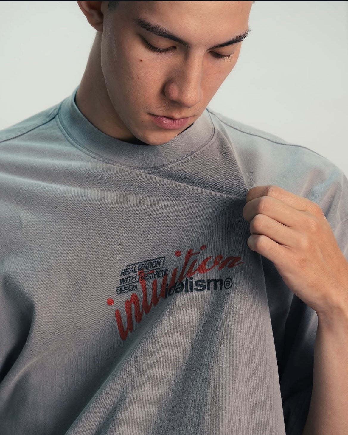IDE Crow Wash Tee/烏鴉水洗短Tee