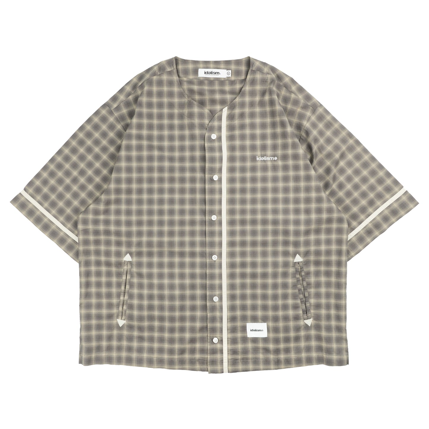 IDE Check Baseball Shirt/格紋棒球衫