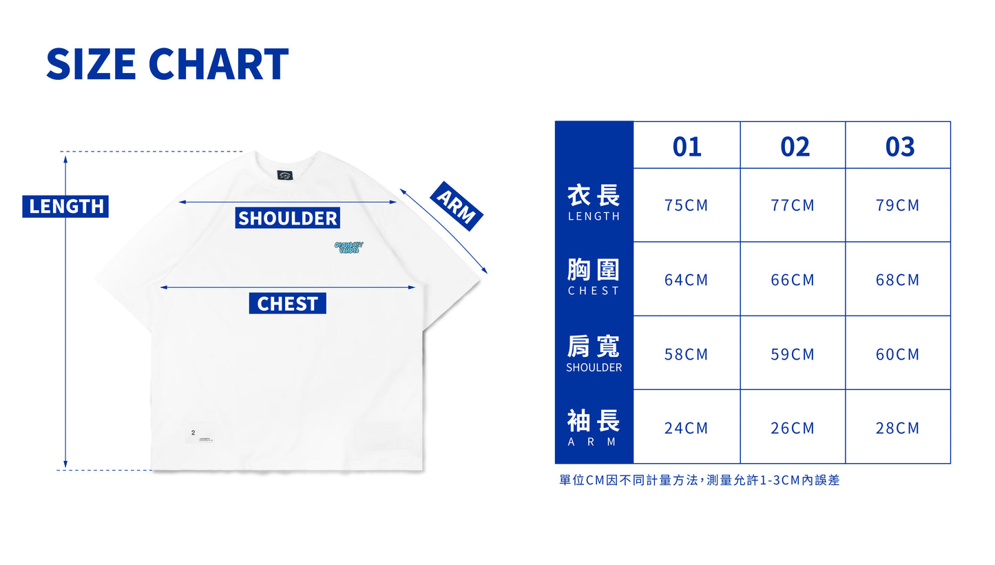 ORDINARY X WHONWHON CHARACTER TEE