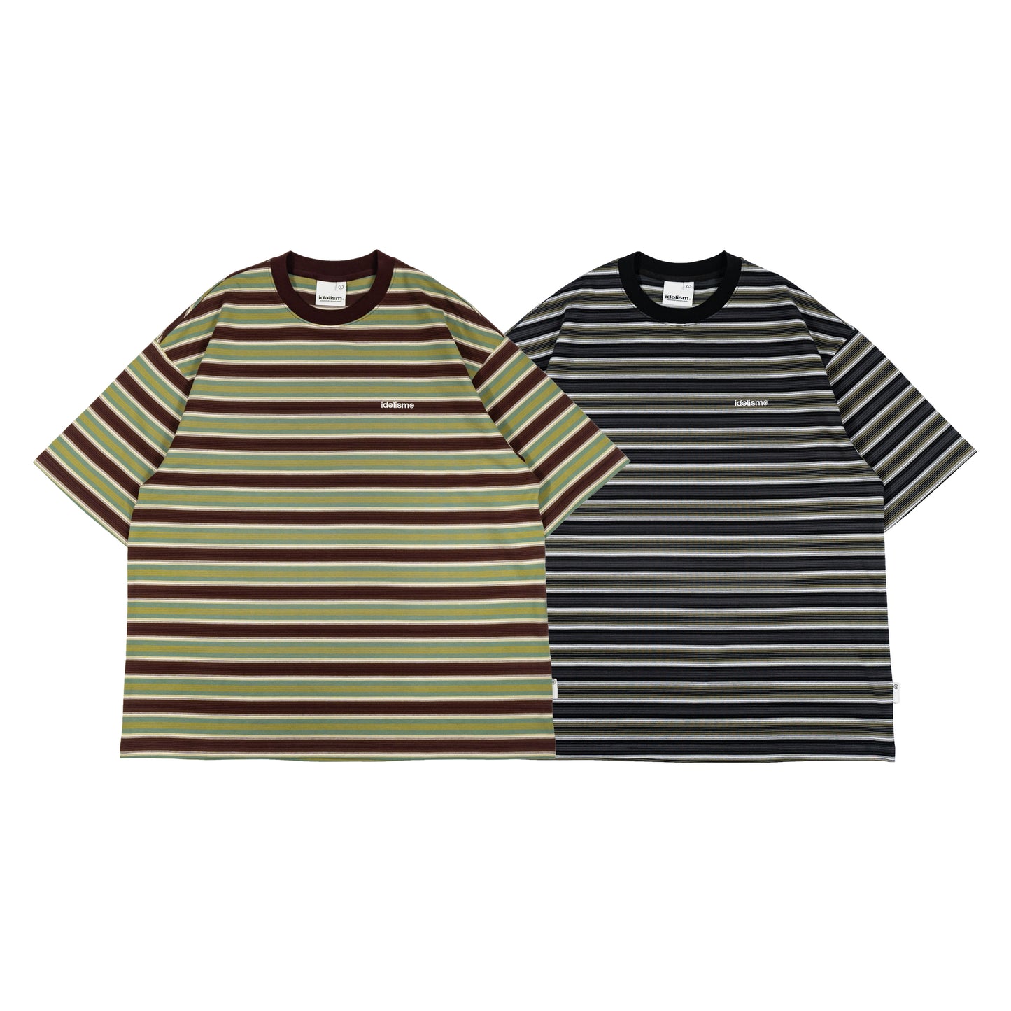 IDE Gradient Tee/漸層條紋短上衣