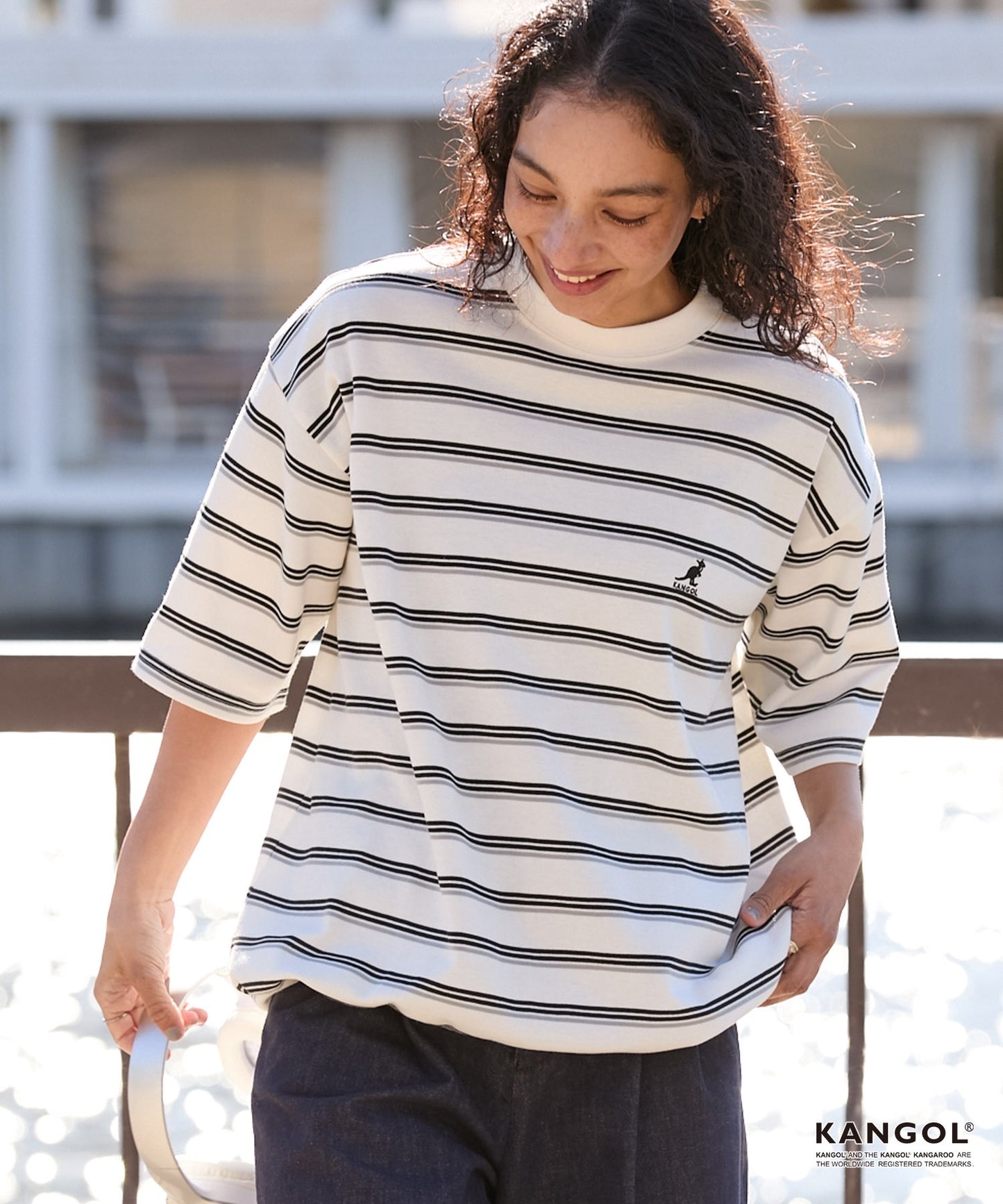 日版KANGOL Logo Tee
