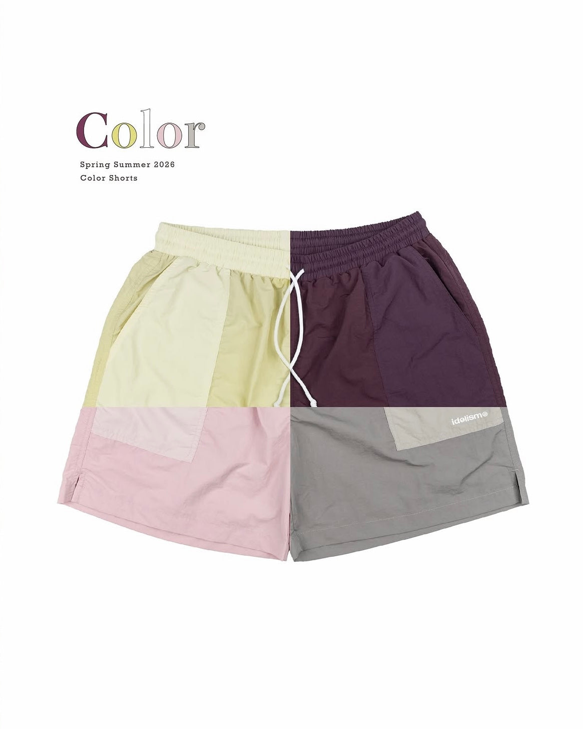 IDE Color Shorts/撞色短褲