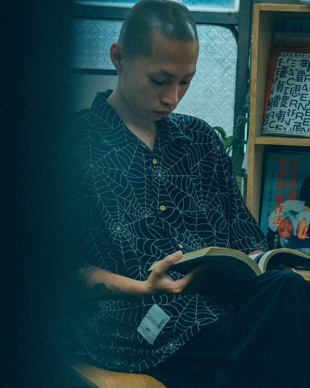 ORDINARY 圖騰天絲古巴襯衫