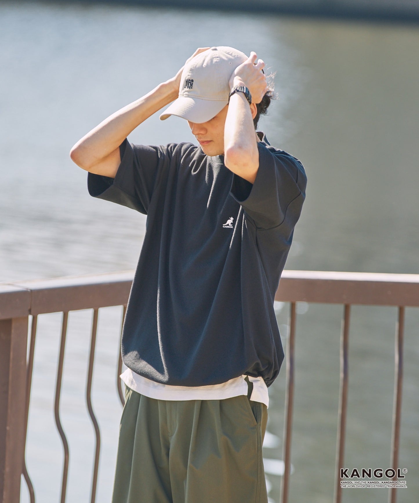 日版KANGOL Logo Tee