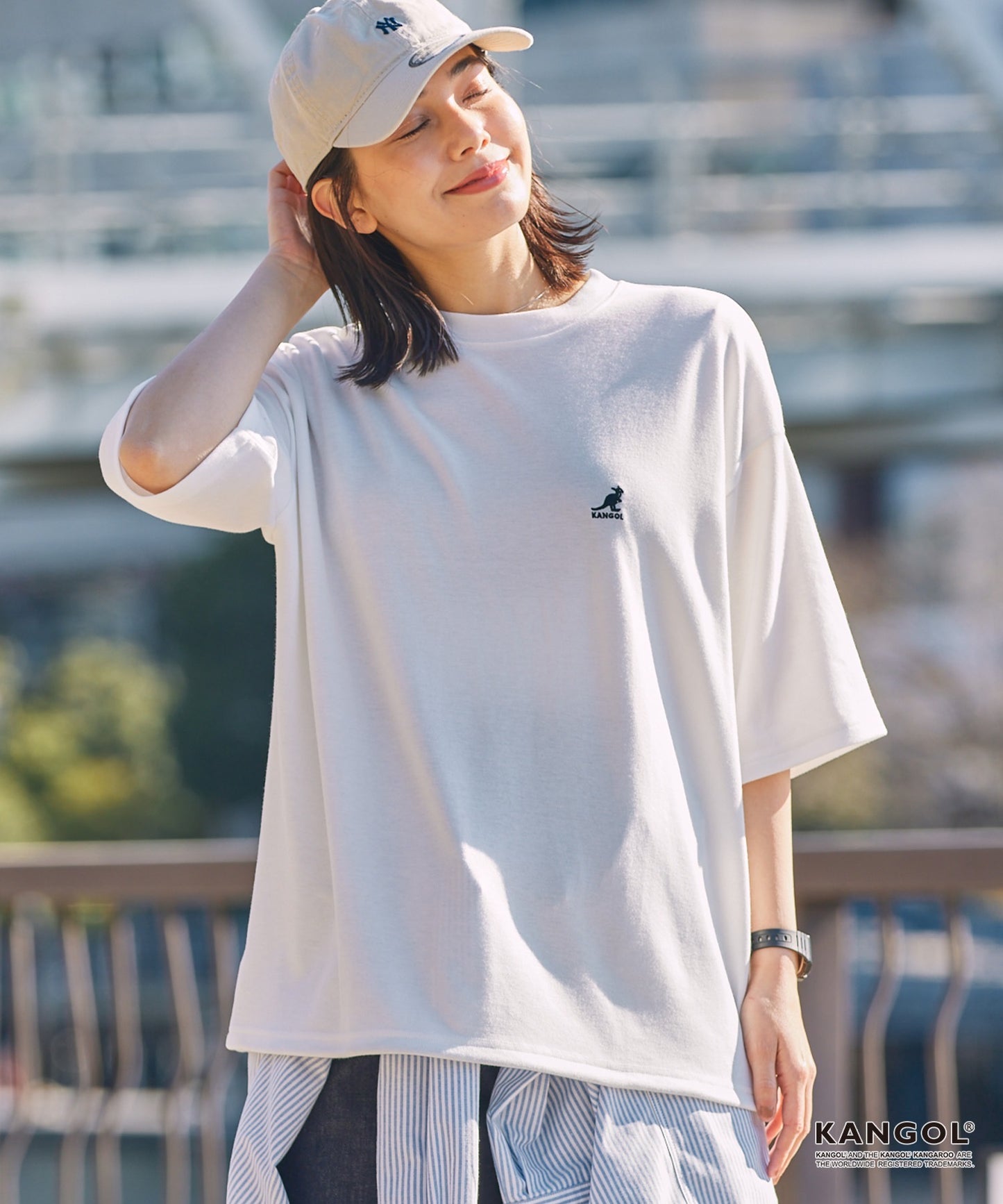 日版KANGOL Logo Tee