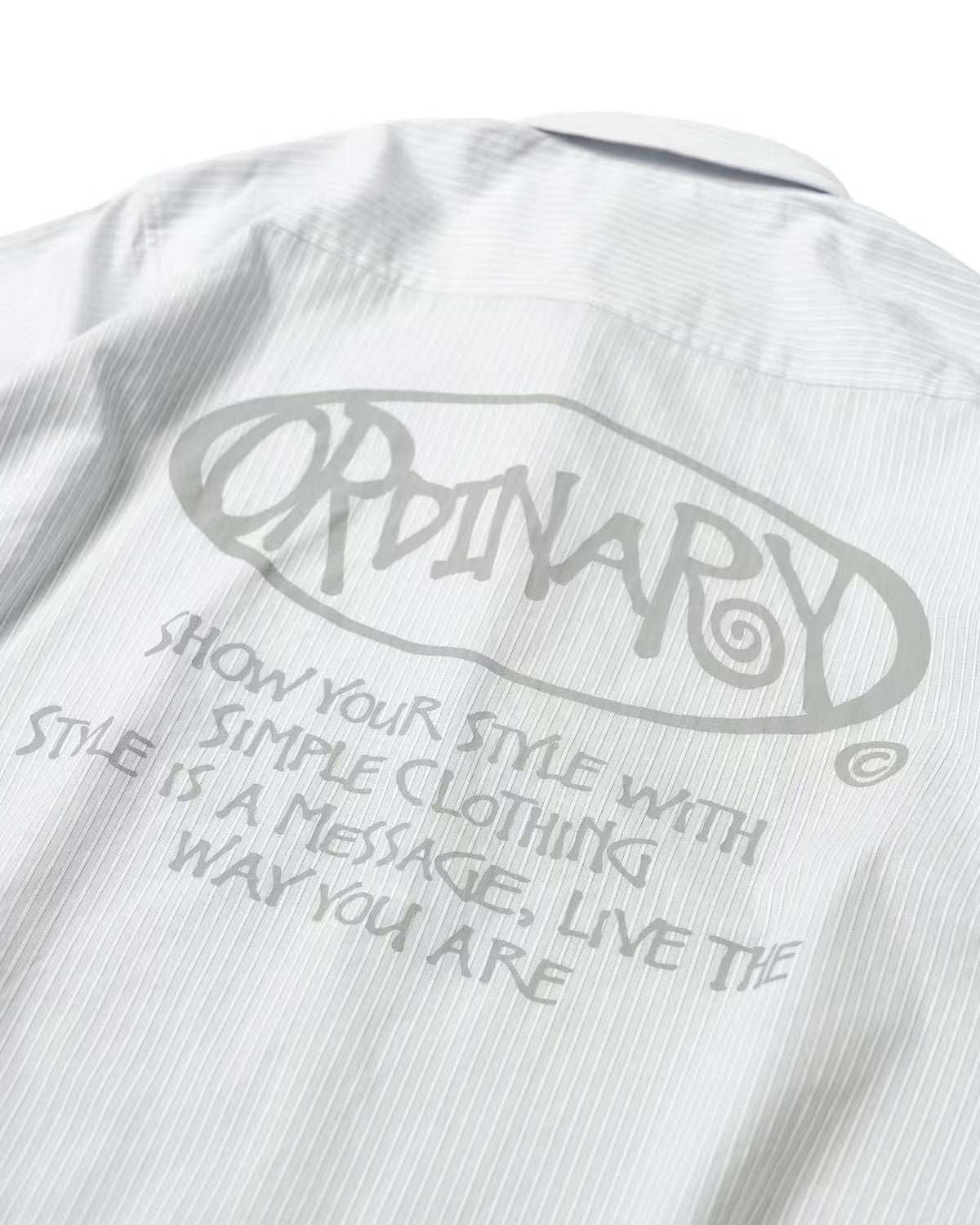 ORDINARY 直紋LOGO襯衫