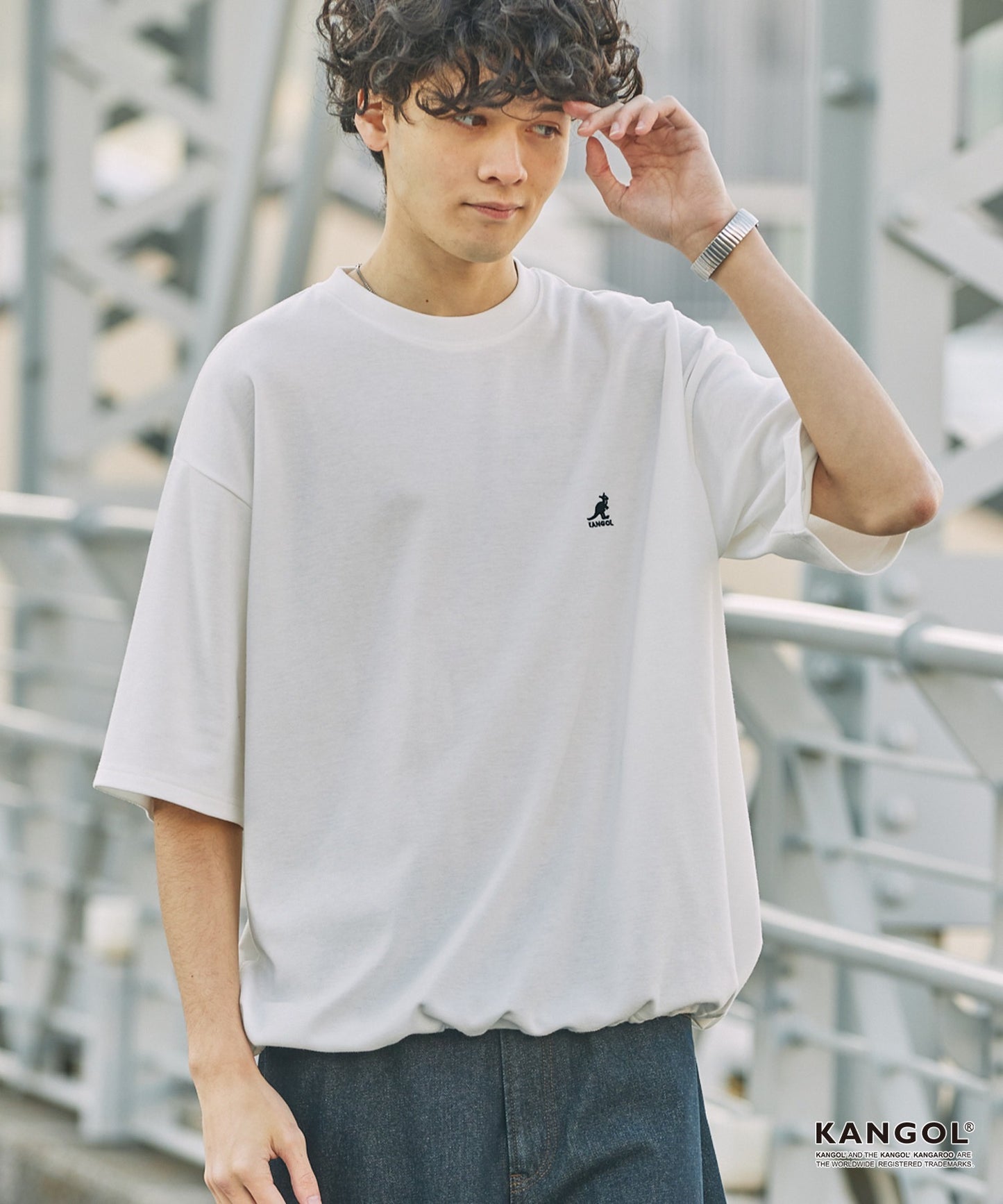 日版KANGOL Logo Tee