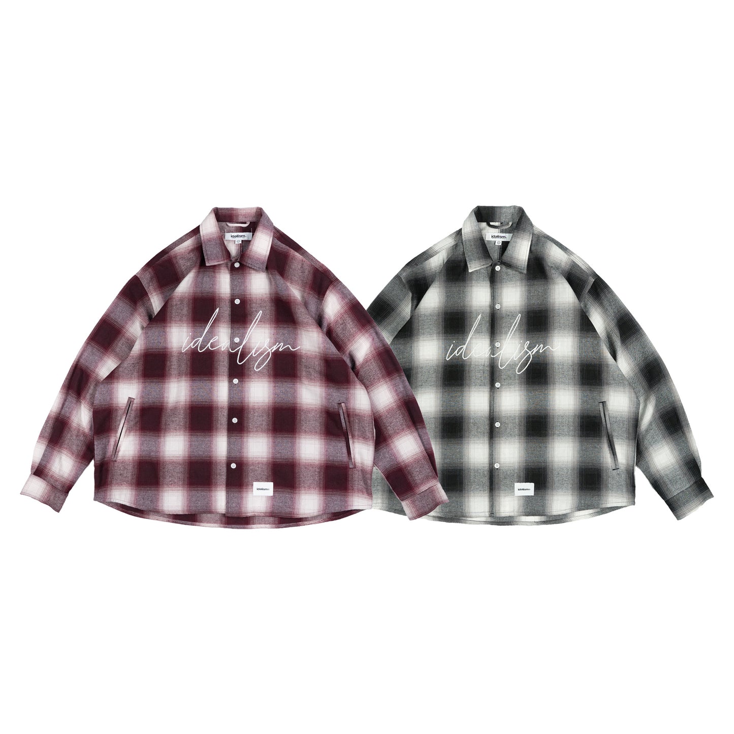 IDE Check L-Shirt/格紋長襯衫