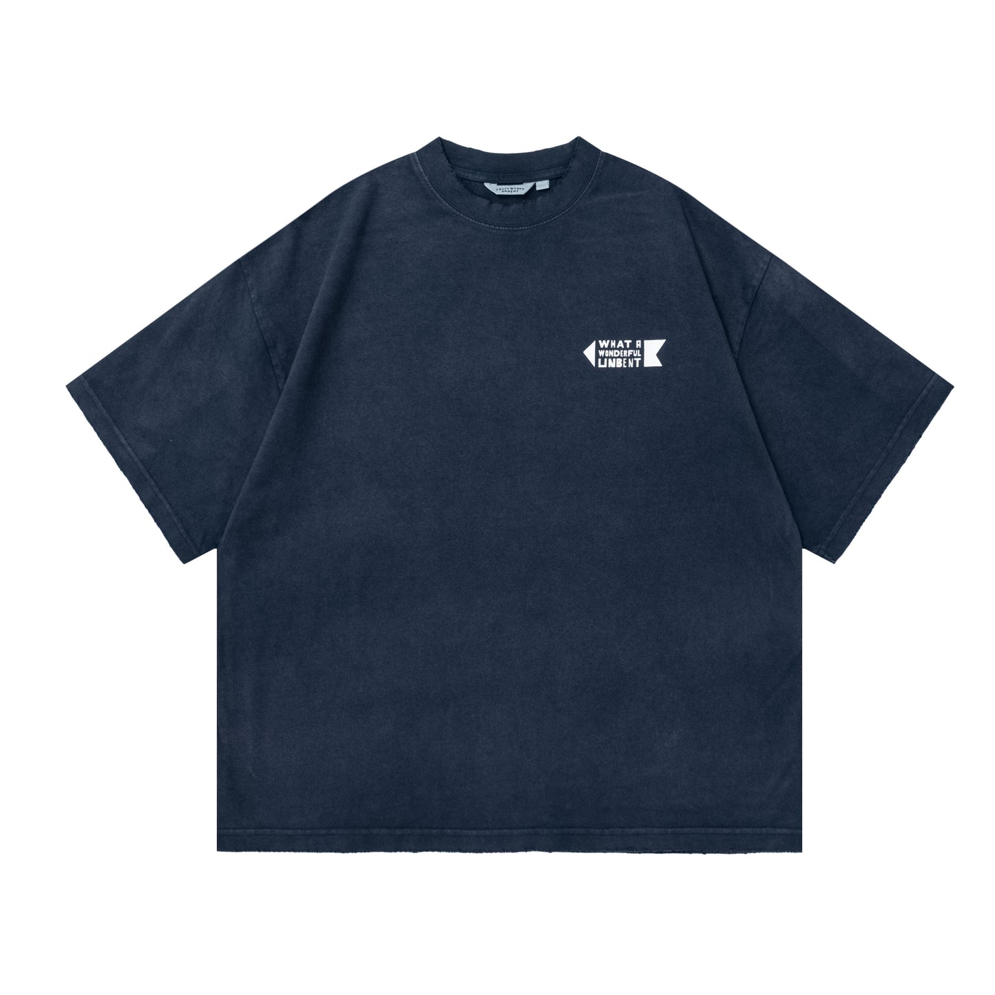 UNBENT 26SS復古洗水飛鵝短Tee