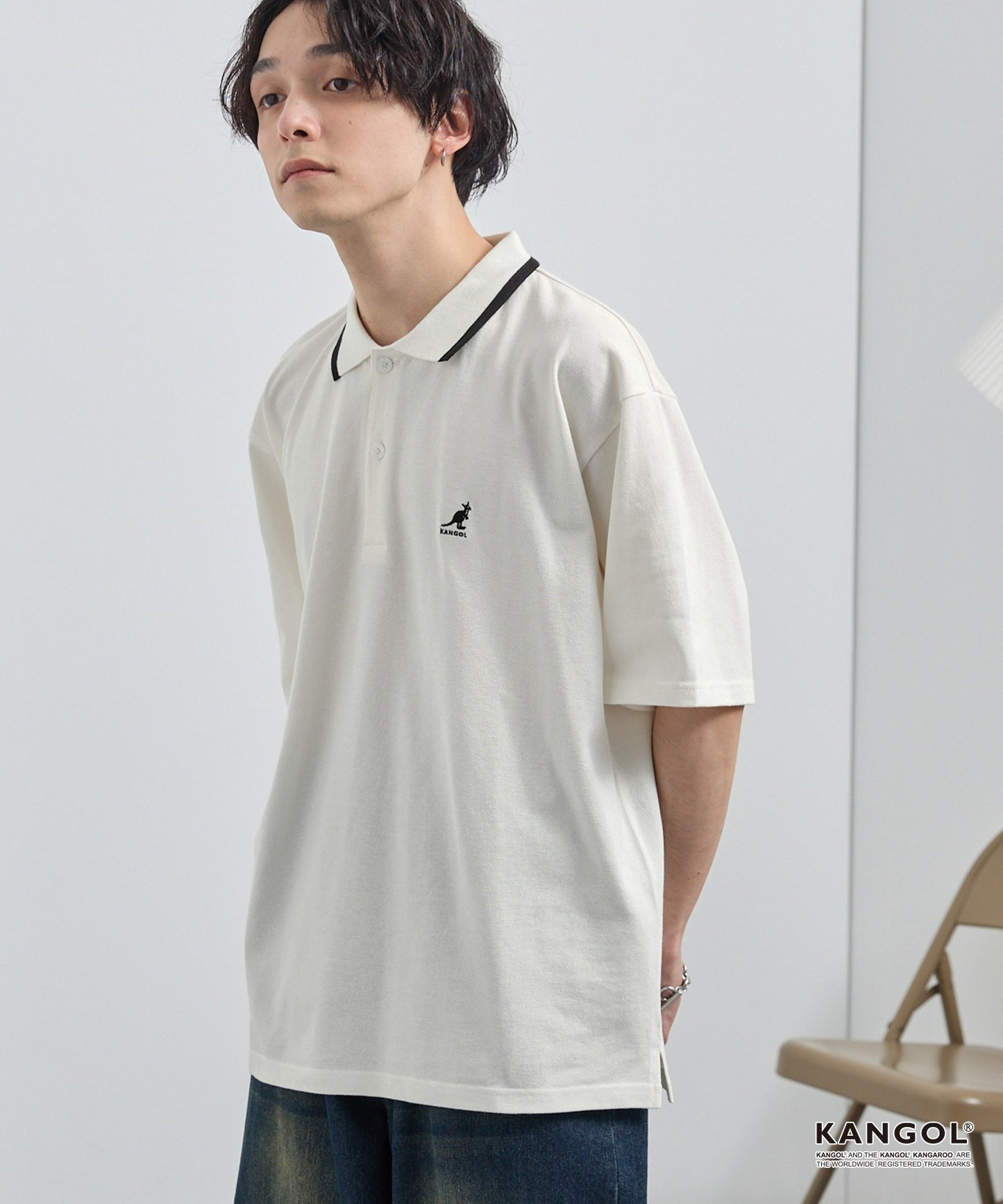 日版KANGOL Logo POLO