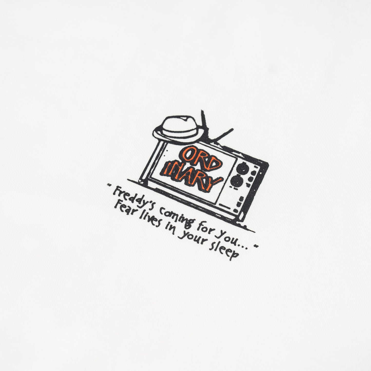 ORDINARY 美式驚慄電影插畫長Tee