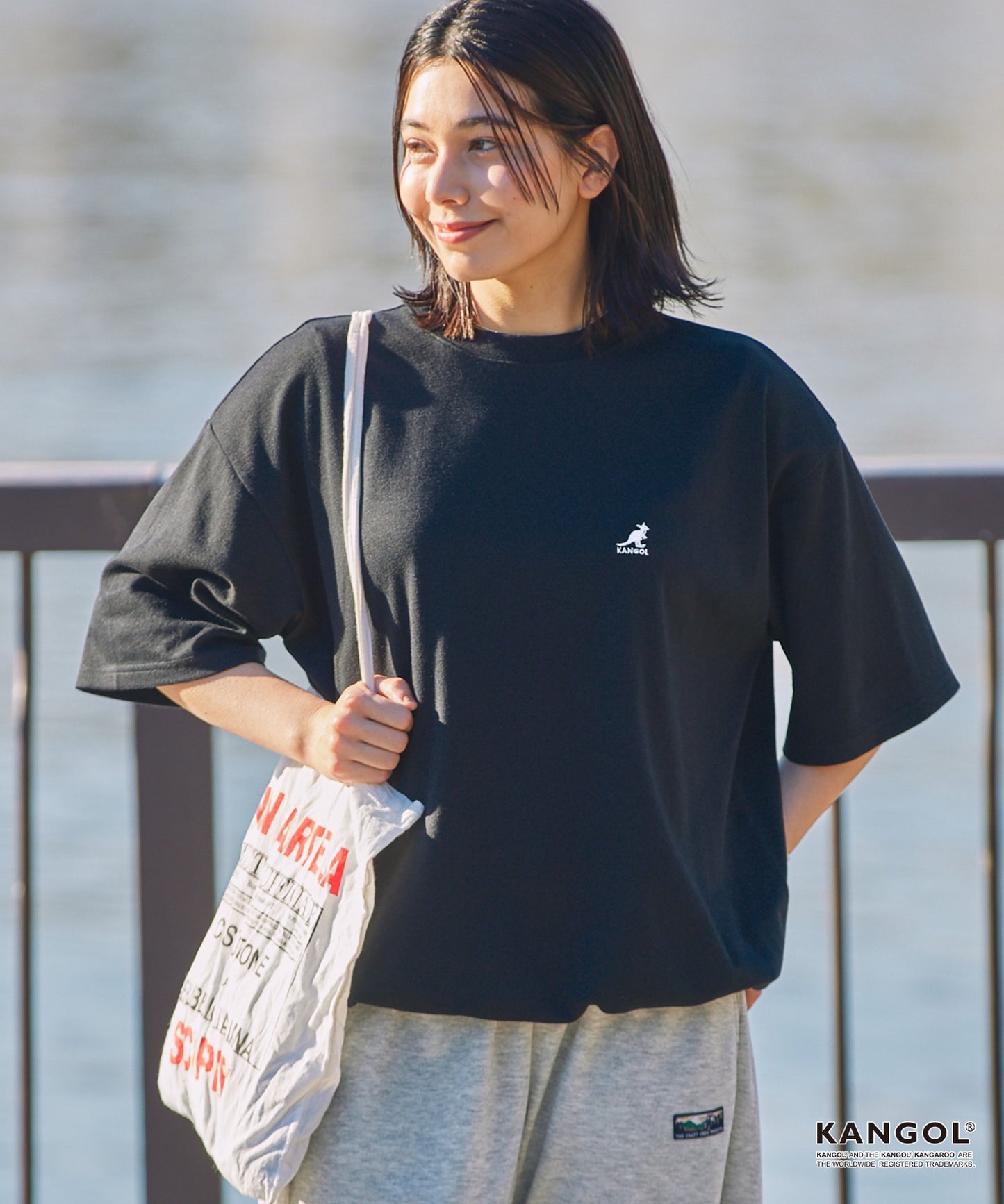 日版KANGOL Logo Tee