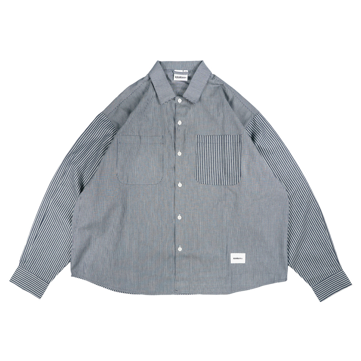 IDE Patchwork Shirt條紋襯衫